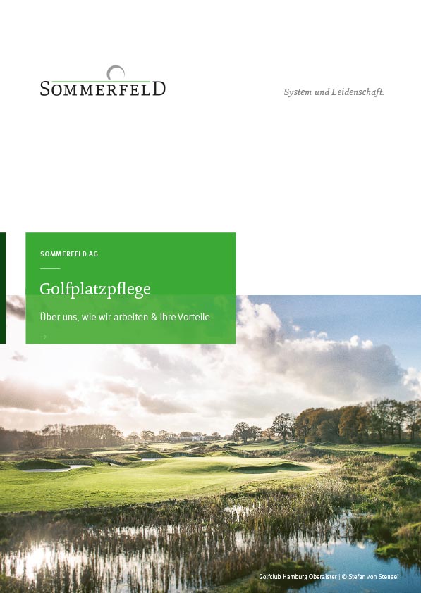 Broschüre Golfplatzpflege