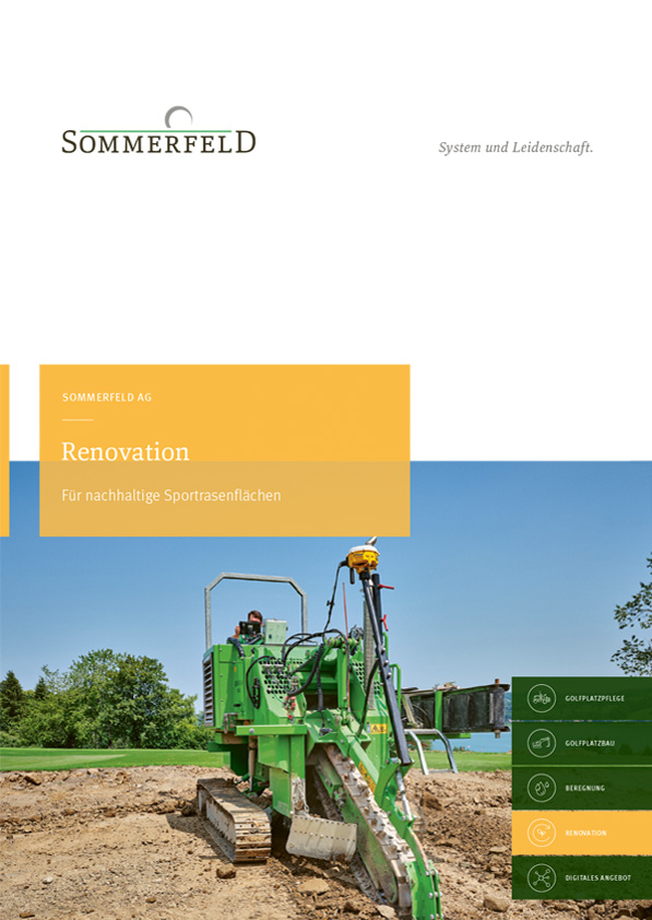 Sommerfeld AG Renovationsbroschüre